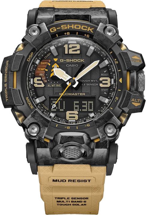 Produktbild Casio G-Shock Mudmaster (Analoguhr, Digitaluhr, Funkuhr, 54 mm)