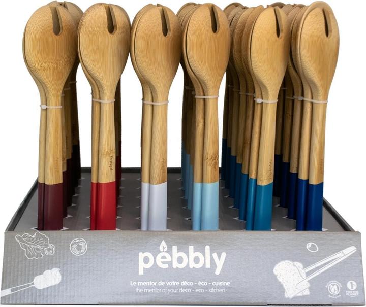 Pebbly 36tlg Display Salatbesteck H27cm L34cm B36cm frenchy (Salatbesteck)