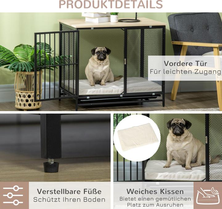 Actual product image PawHut Dog cage with table top (Dog house)