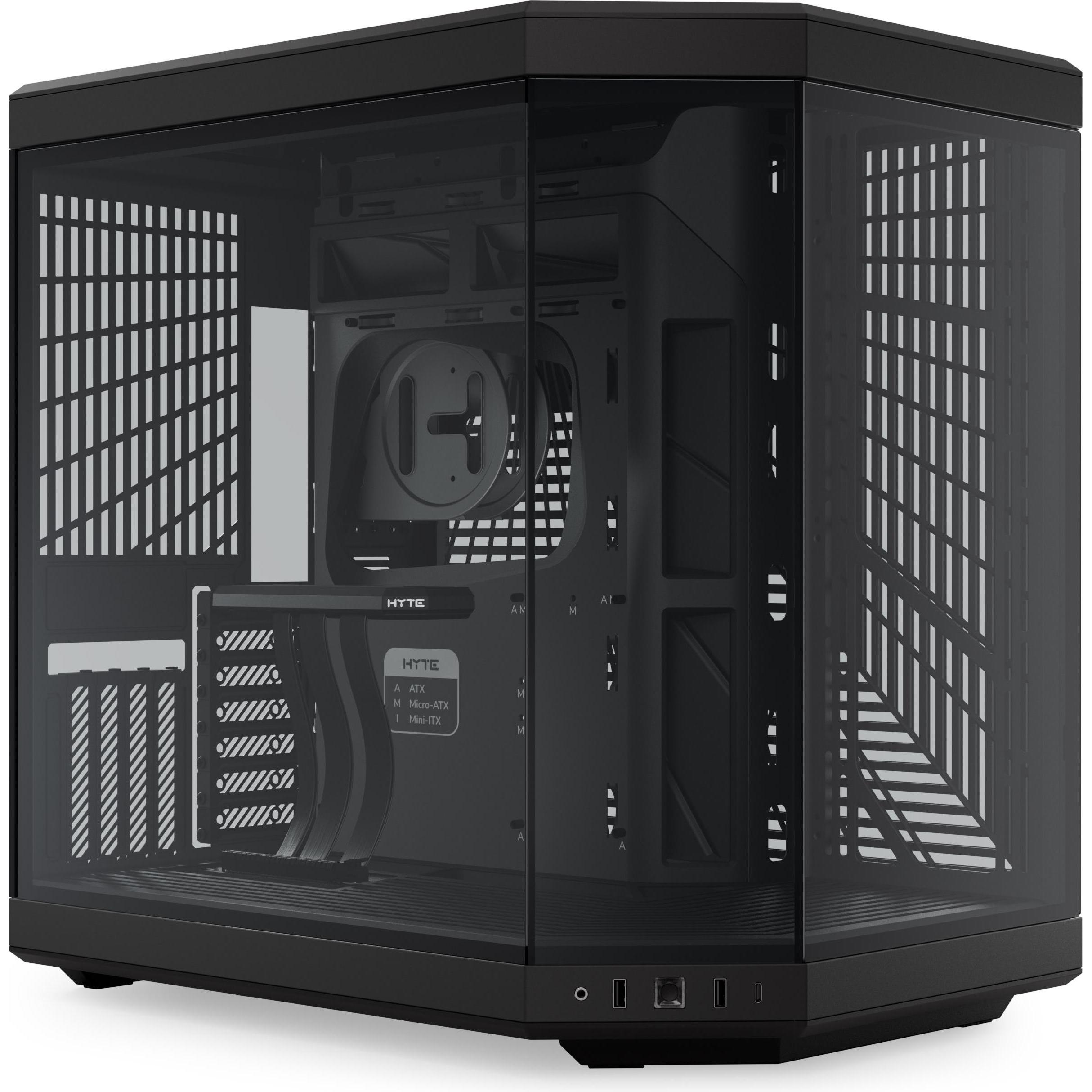 Hyte Y70 (Atx, Itx, Matx, E-ATX), Case Pc, Nero