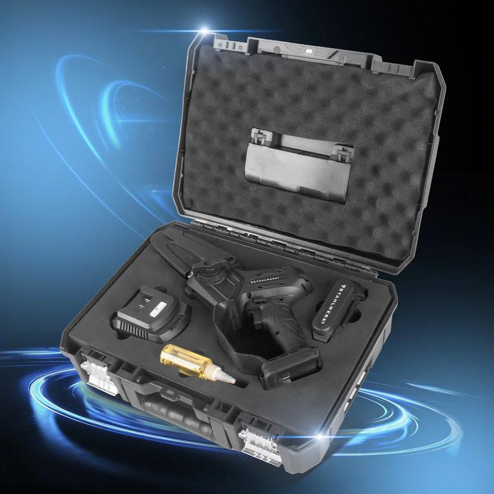 Produktbild Stahlwerk Mini Akku Kettensäge MAK-20 ST Brushless Handkettensäge 4,8 m/s mit 2000mAh Akku-Motorsäge (Akku Kettensäge)