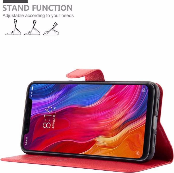 Actual product image Cadorabo Book with stand function cover (Mi 8)