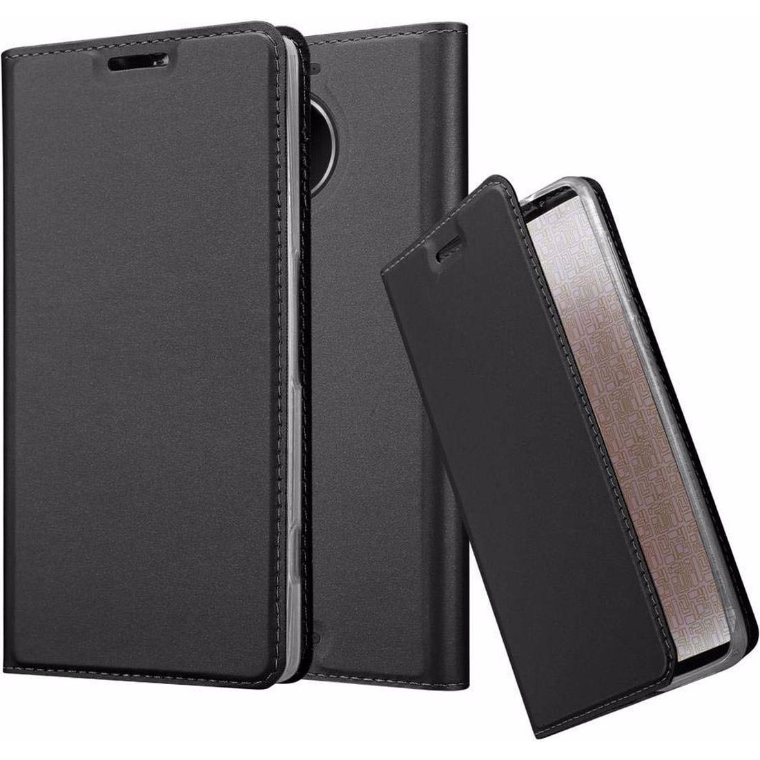 Cadorabo Book Classy Style Cover (Microsoft Lumia 950 XL), Smartphone Hülle, Schwarz