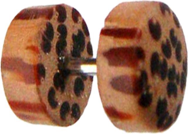 Immagine prodotto Star Piercing Fake Plug aus Kokosnussholz (Organico)