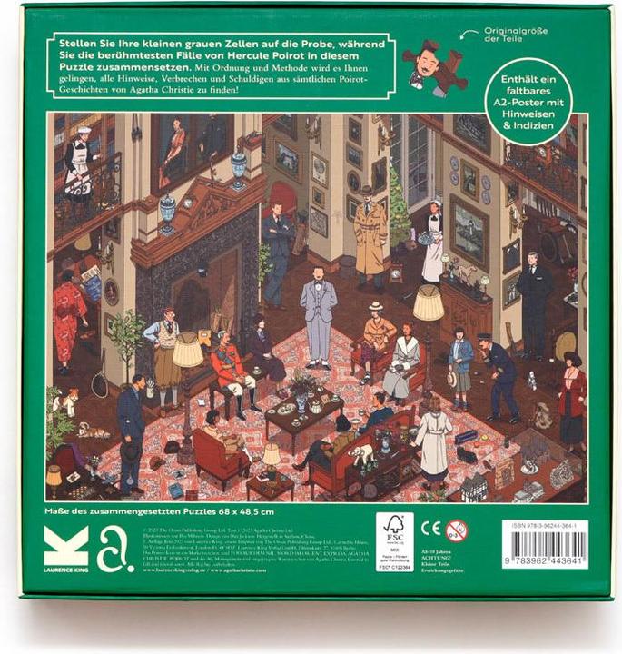 Immagine prodotto Il mondo di Hercule Poirot (1000 pezzi)