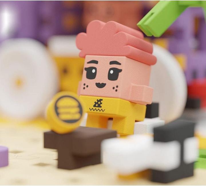 Actual product image Marioinex Building Blocks Mini Waffle - Snack Wagon