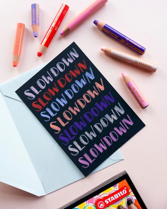 Actual product image STABILO woody 3 in 1 coloured pencil with sharpener (Multicoloured, 10 x)