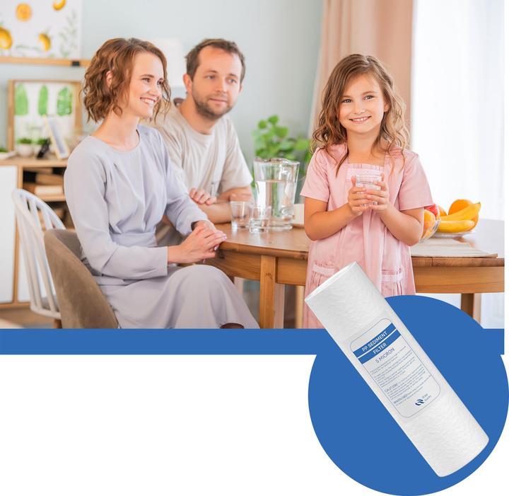 Image du produit Naturewater 10Pouces 254mm 5µ Filtre Sédiments PP