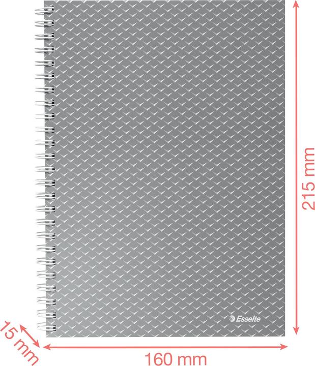 Immagine prodotto Esselte Blocco note universitario Colour'Breeze (A5, Quadretti, Copertina rigida)