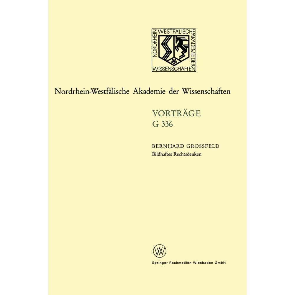 Bildhaftes Rechtsdenken, Fachbücher von Bernhard Grossfeld