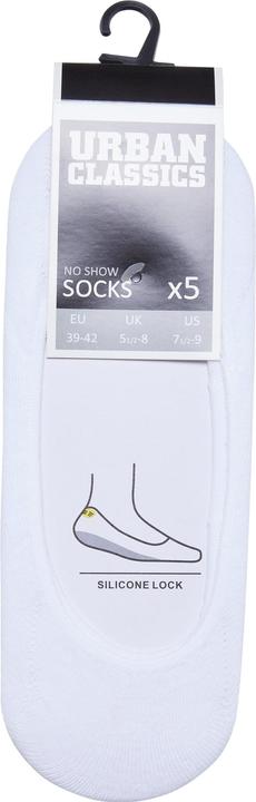 Actual product image Urban Classics Invisible Socks 5-Pack (5-pack, 47 - 50)