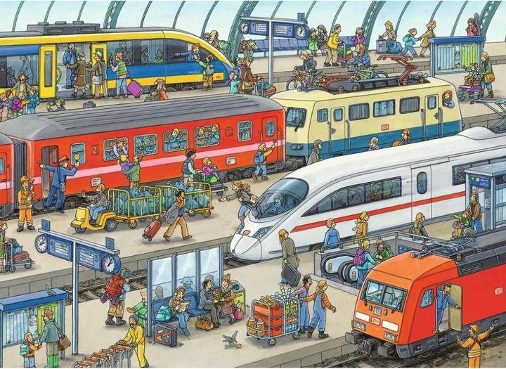 Produktbild Ravensburger Bahnhof Puzzle 60 Teile (60 Teile)