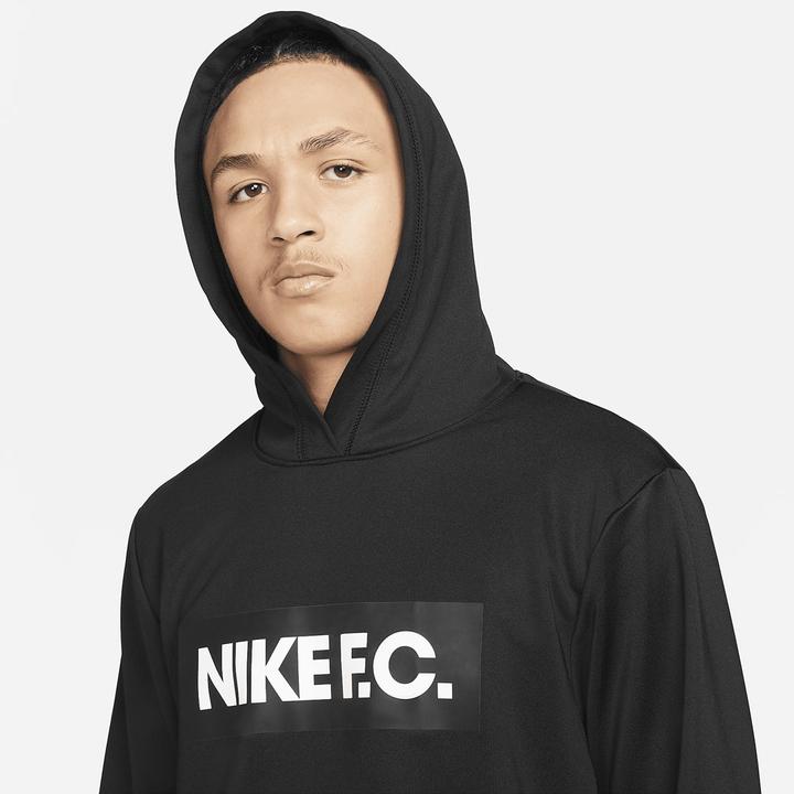 Actual product image Nike F.C. MEN "S FLEECE SOCCER, BLACK/WHITE/WHITE L (L)