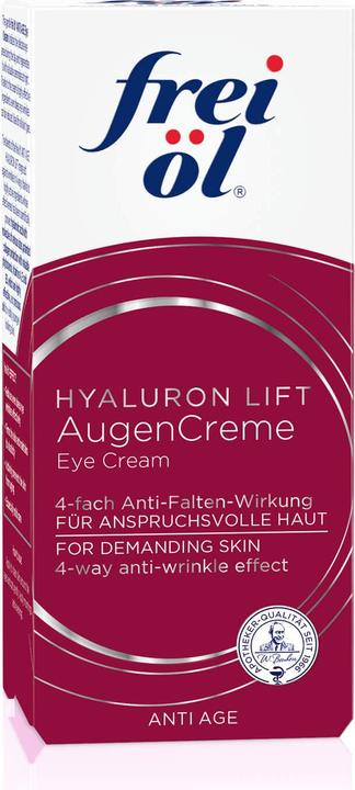 Produktbild Frei Öl Anti Age Hyaluron Lift Augencreme, 15 ml CRE (Augenpflege Crème, 15 ml)