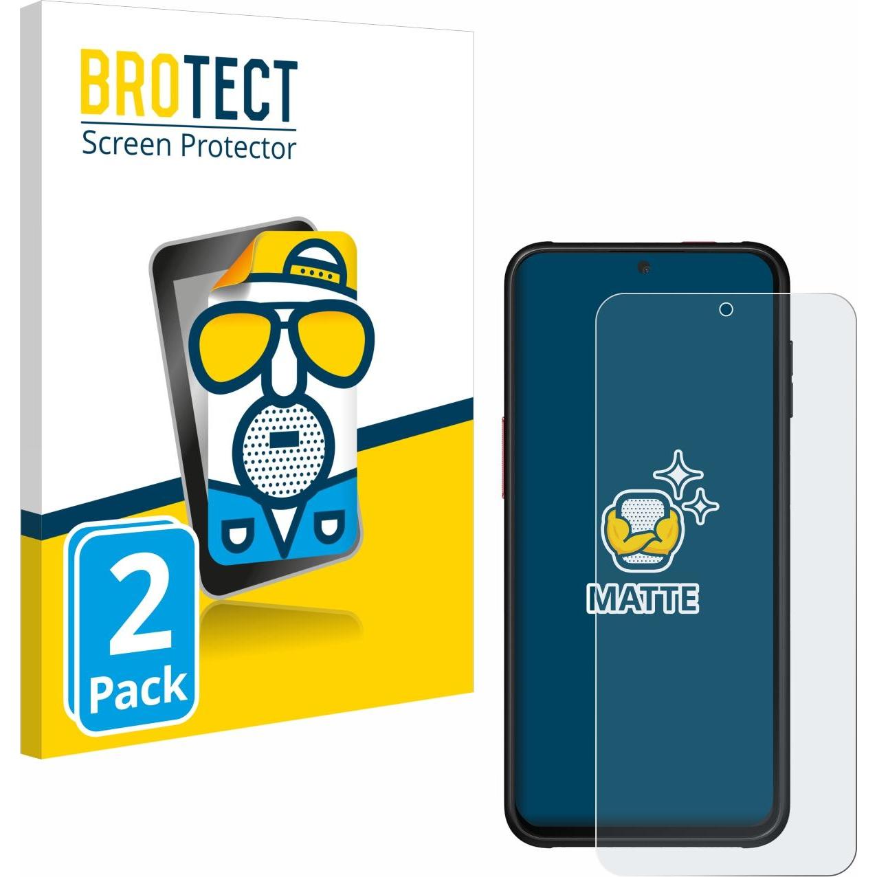 Thumbnail - BROTECT Entspiegelungs-Schutzfolie Displayschutz Matt (2 Stück, Samsung Galaxy S21), Smartphone Schutzfolie, Grau