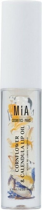 Actual product image Mia Cosmetics Paris CORNFLOWER & CALENDULA lip oil 2.7 ml (2.70 ml)