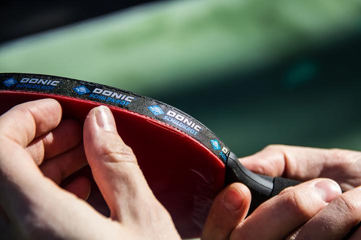 Actual product image Schildkröt Donic-Schildkröt 734403 - Sensation 700 table tennis bat, ASG Anti Shock Grip, Black, One Size