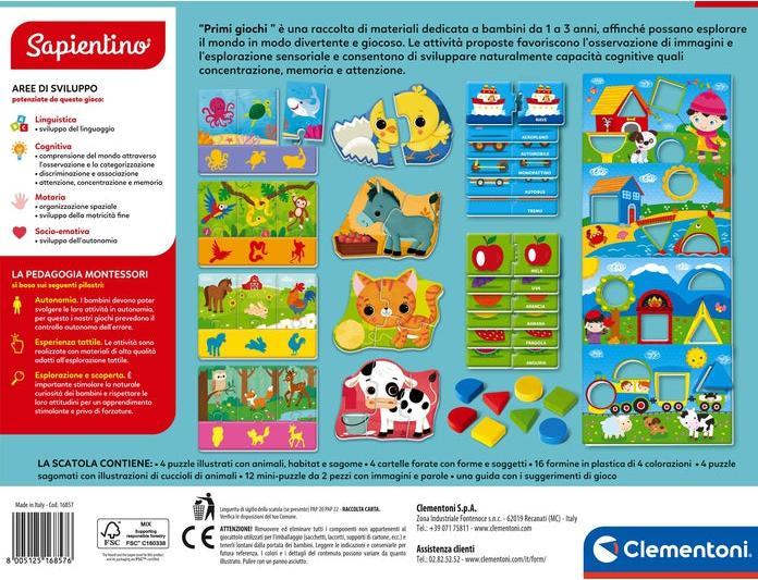 Immagine prodotto Clementoni Montessori - Primi Giochi