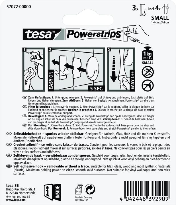 Actual product image tesa Powerstrips