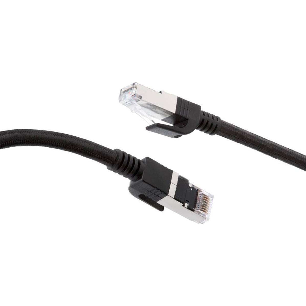 Force Power Ethernetkabel RJ45 Geflochten S/FTP 1.5m (S/FTP, CAT8.2, 1.50 m), Netzwerkkabel