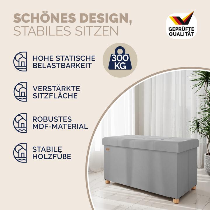 Produktbild Casaria Sitztruhe (38 cm)