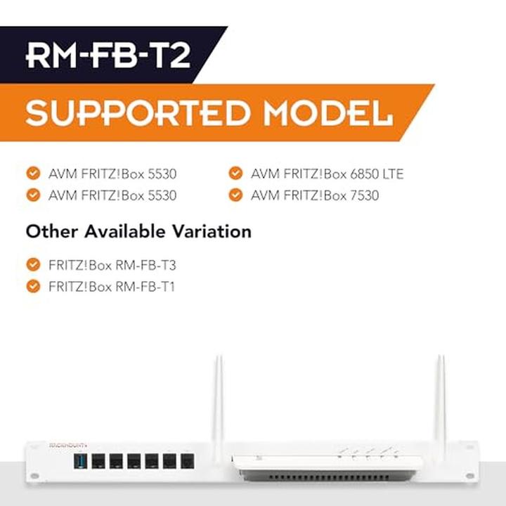 Produktbild Rackmount.IT Rack Mount Kit for AVM Fritz!Box 7530 (Montage-Kit)