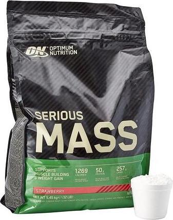 Actual product image Optimum Nutrition Serious Mass (Strawberry, 1 pcs., 5450 g)