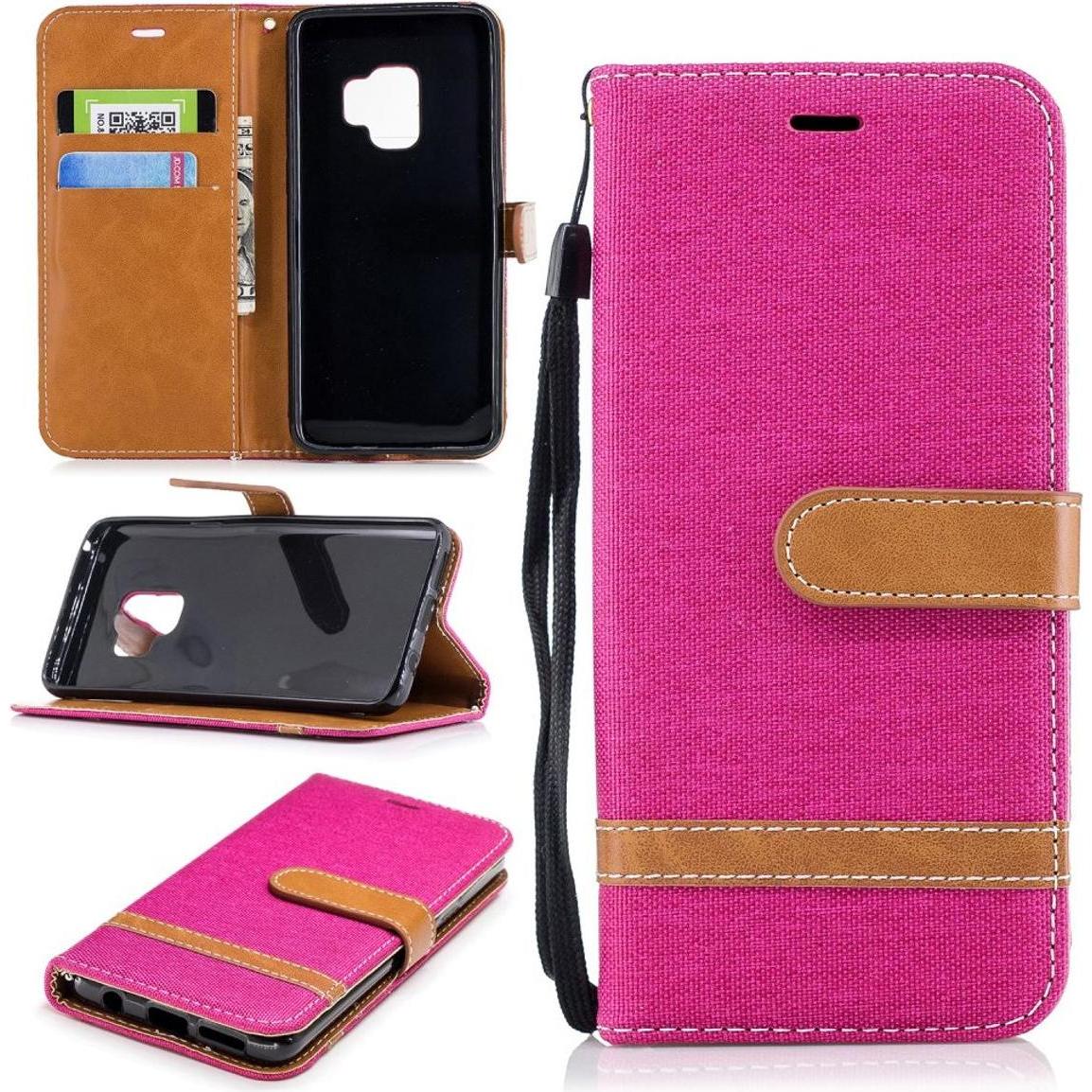 König Design Hülle Handy Schutz für Samsung Galaxy S9 Case Cover Tasche Wallet Etui Bumper (Samsung Galaxy S9+), Smartph...