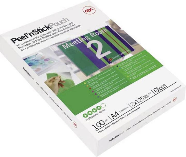 Produktbild GBC Laminiertasche (A4, 100 Stk., 125 µm)