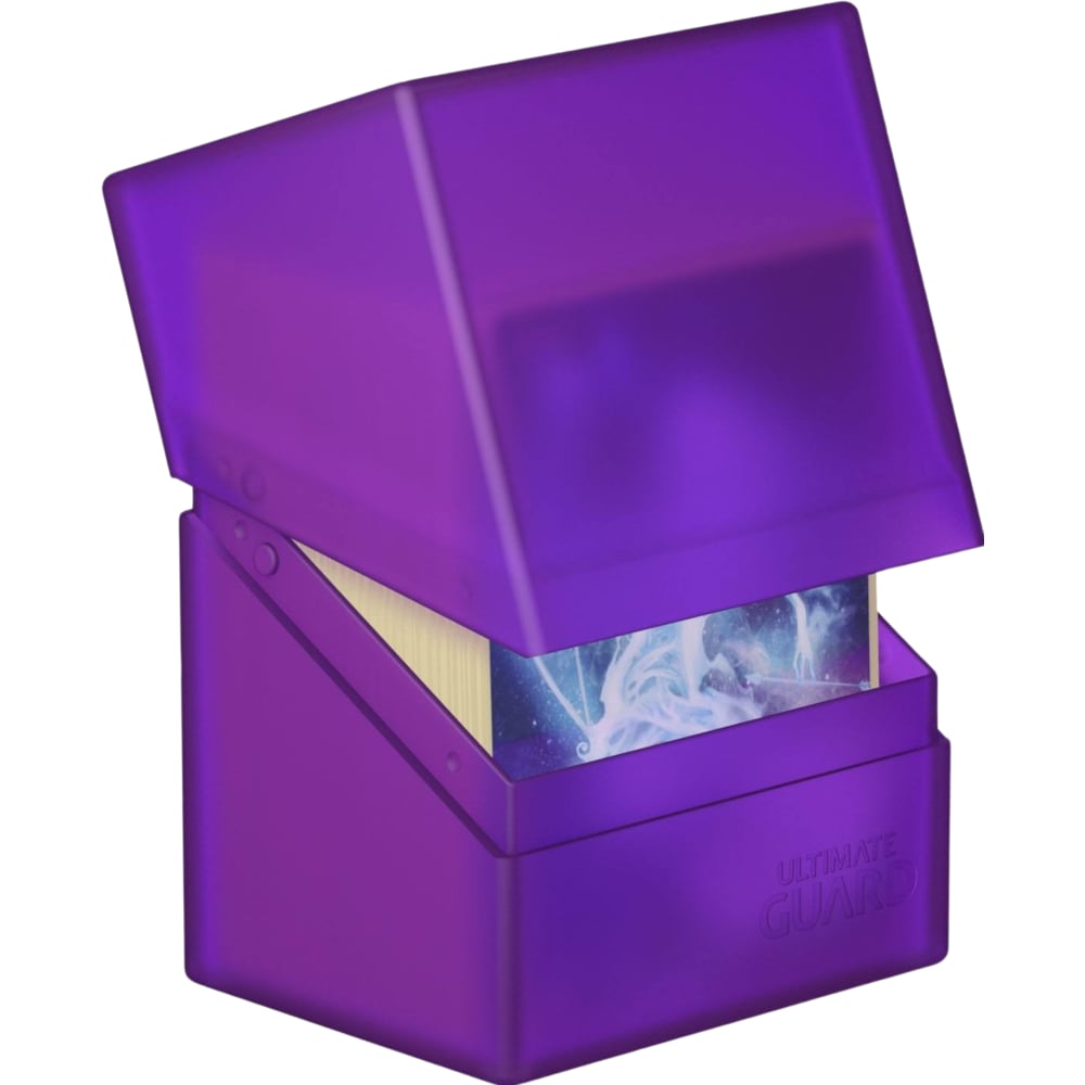 Ultimate Guard UGD010687 - Boulder Kartenbox - 80+ Karten, Standardgrösse, amathyst