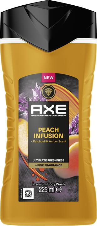 Peach, Patchouli, Ambergris