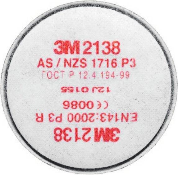 Actual product image 3M Rundpartikelfilter (P3R D, 2 x)