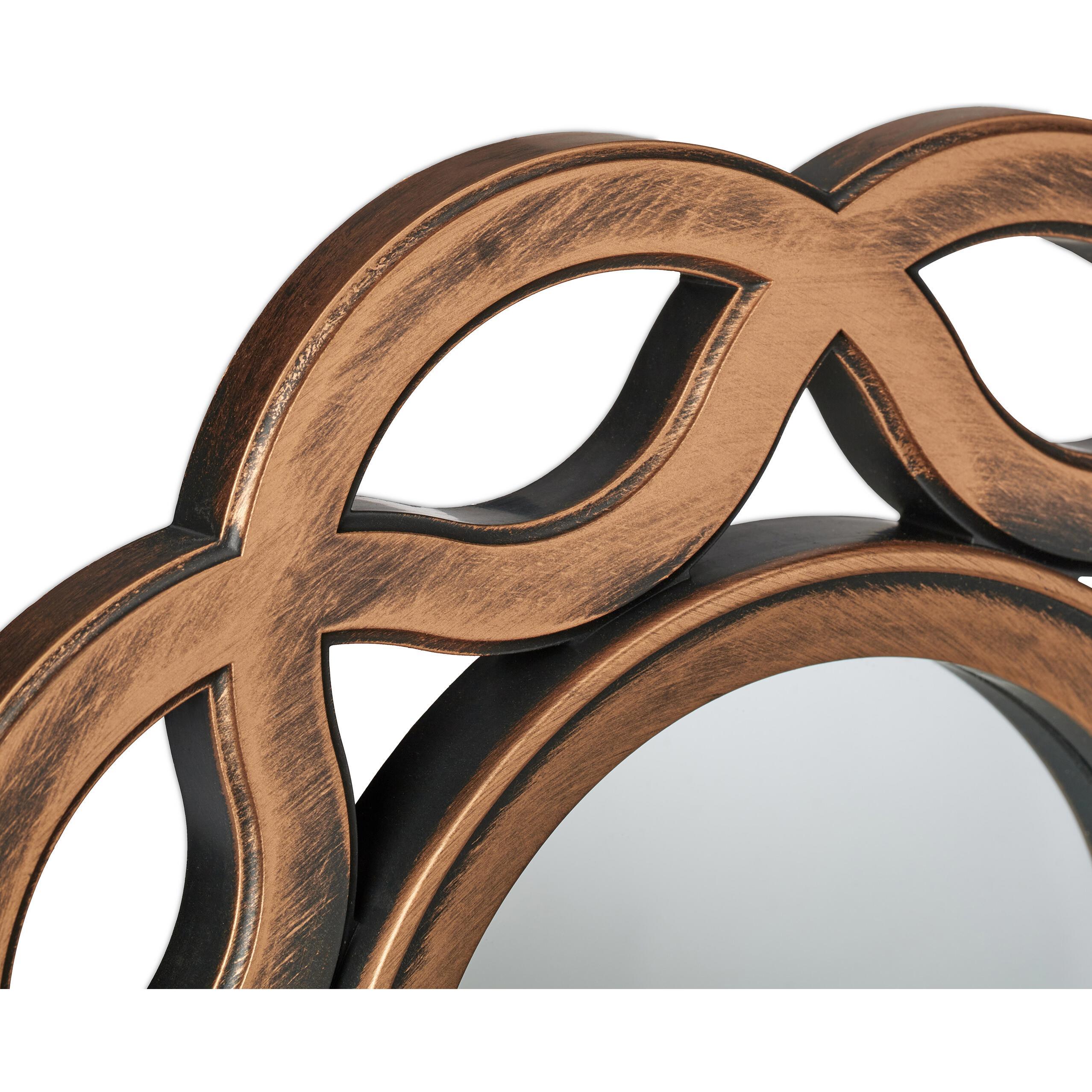 Relaxdays, Specchio, Specchio 3x (25 x 2,5 x 25 cm)