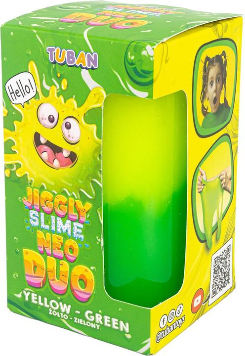 Actual product image Tuban Jiggly Slime Neo Duo gelb-grün