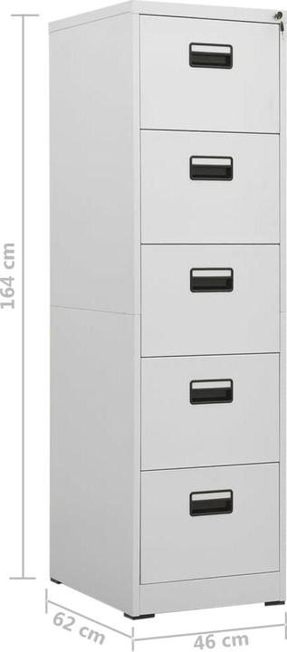 Image du produit vidaXL Büroschrank (46 x 62 x 164 cm)