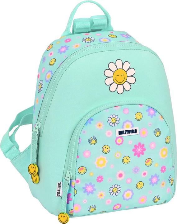 Smiley Kinderrucksack Summer fun Mini türkis (25 x 30 x 13 cm) (13 l)