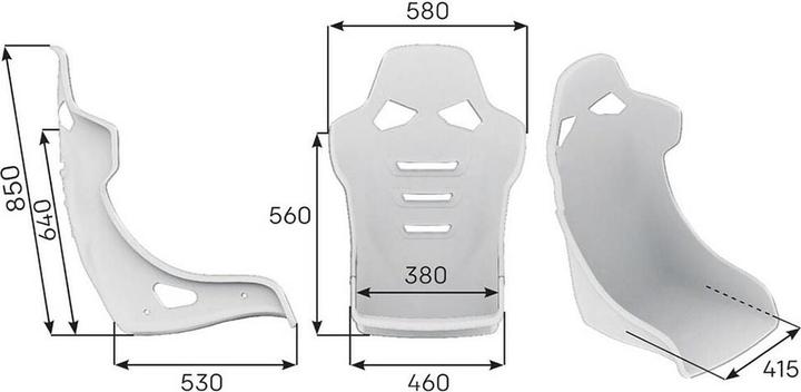 Produktbild OMPHobby Rennsport-Sitz SEAT RT Pilot