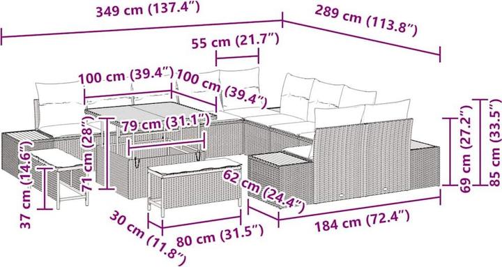 Produktbild vidaXL Gabriela