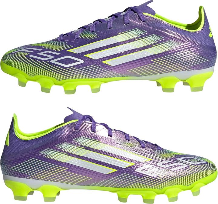 Actual product image adidas F50 PRO MG PURRUS/FTWWHT/LUCLEM Size: 10 (44 2/3)