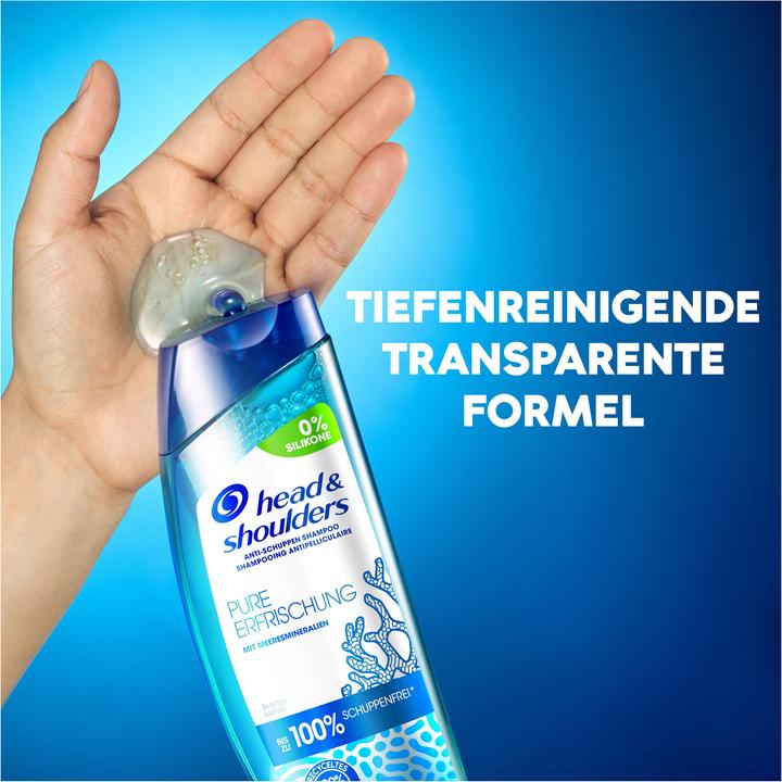 Actual product image Head & Shoulders Pure Erfrischung (250 ml, Liquid shampoo)