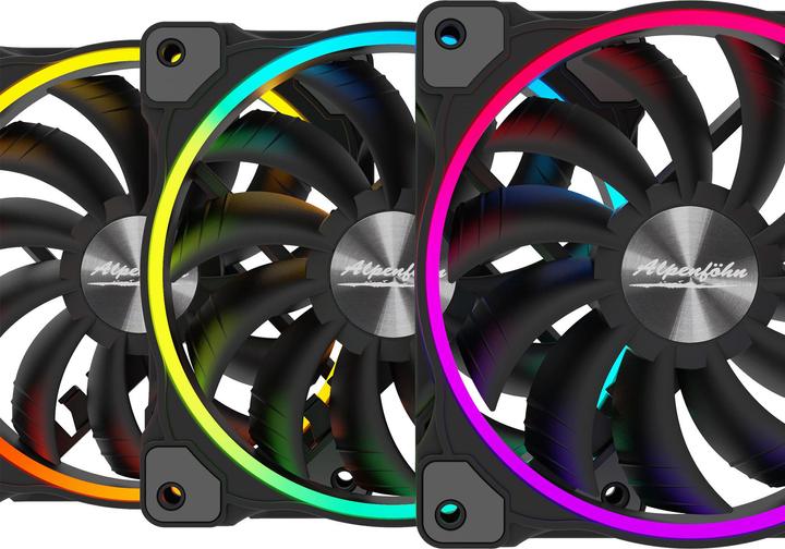Image du produit Alpenföhn Ventilateur PWM haute vitesse ARGB Wing Boost 3 de 120 mm, triple (120 mm, 3 x)
