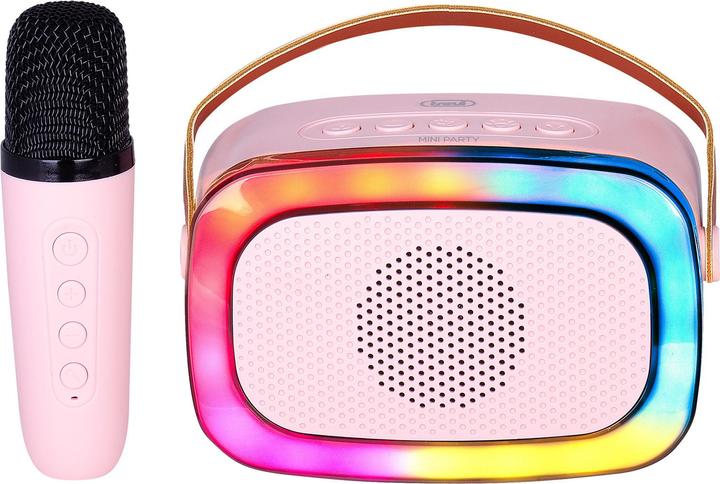 Actual product image Trevi Xr 8a01 Miniparty Karaoke Speaker + Bluetooth Pink