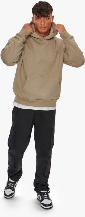 Actual product image Dropsize Heavy Oversize HD Print Hoodie - 126871 (S)