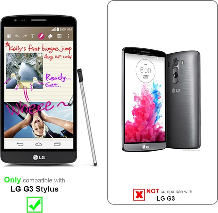 Actual product image Cadorabo TPU S-Line Cover (LG G3 Stylus)