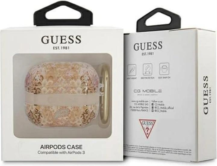 Actual product image Guess GUA3HHFLD AirPods 3 Gold