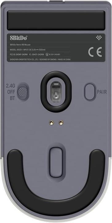 Produktbild 8bitdo Retro R8 Mouse with Charging Dock N version 85CB02 (Kabelgebunden, Kabellos)