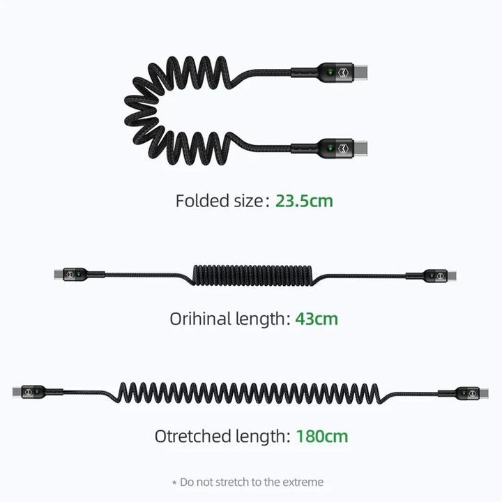 Actual product image Mcdodo USB-C / USB-C Power Delivery 60W Cable (1.80 m, 60 W)