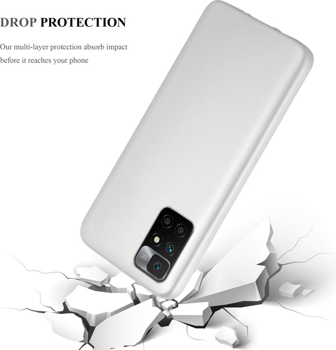 Produktbild Cadorabo TPU Matt Metallic Hülle (Xiaomi Redmi 10, Xiaomi Redmi Note 11)