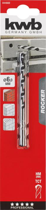Actual product image kwb ROCKER concrete and stone drill bit (6 mm)