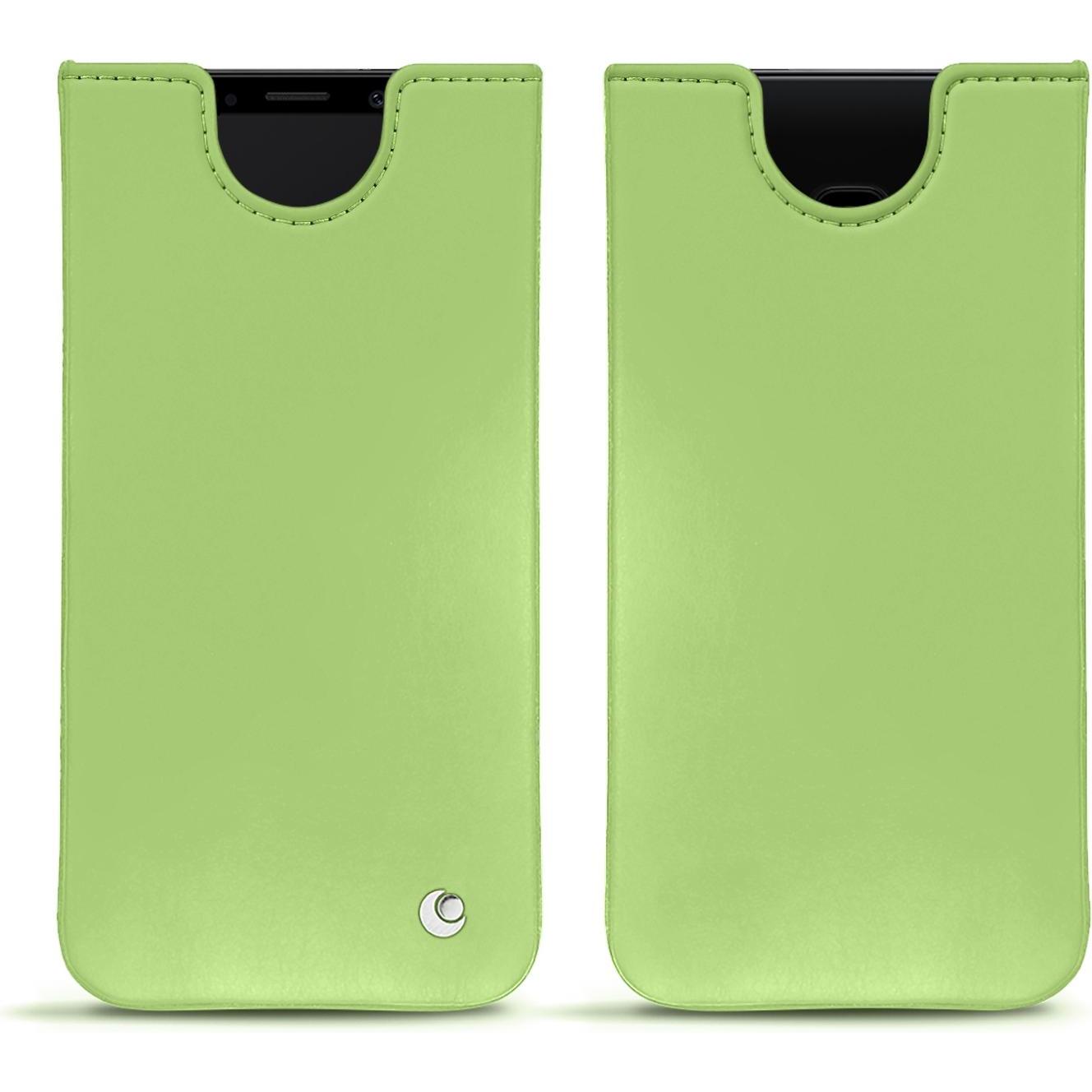 Noreve Lederschutzhülle (Samsung Galaxy S9), Smartphone Hülle, Grün